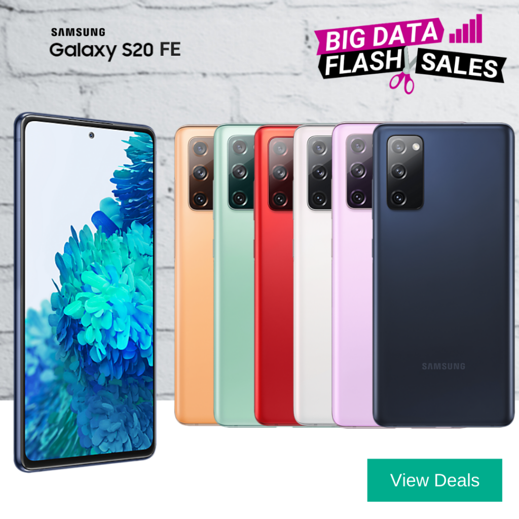 Samsung S20 FE, S20 5G and S20+ Best Black Friday Contract Deals