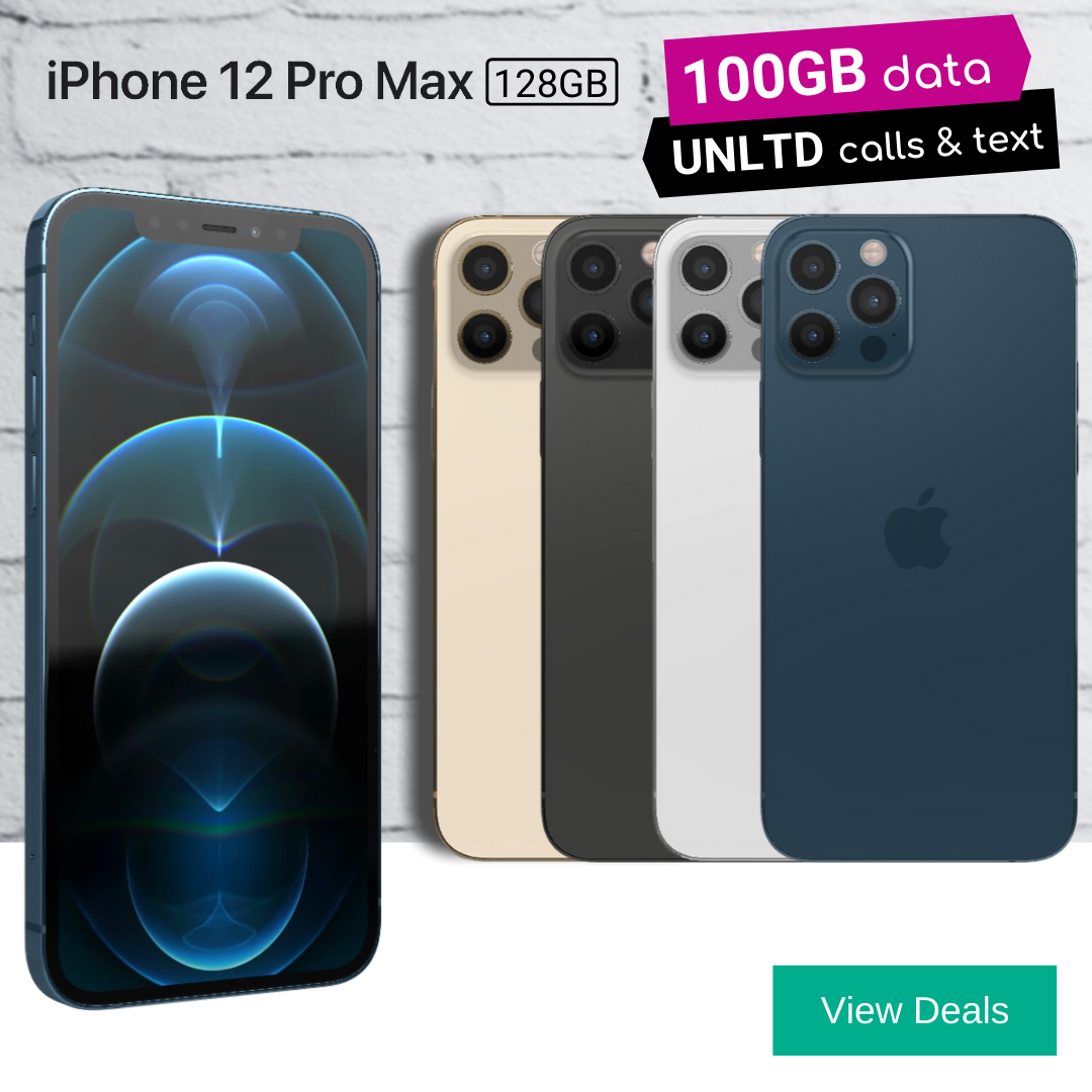 Best iPhone 12 Pro Max Contract Deals with 100GB 5G Monthly Data
