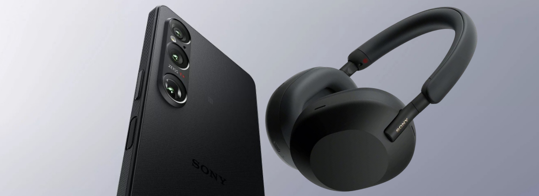 Sony XPERIA 1 VI with Sony Headphones