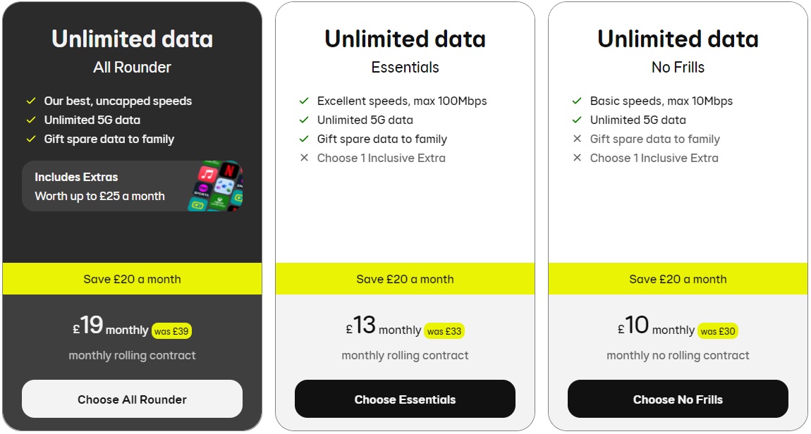 EE Unlimited Data SIM for just £10 with EE Broadband Deals