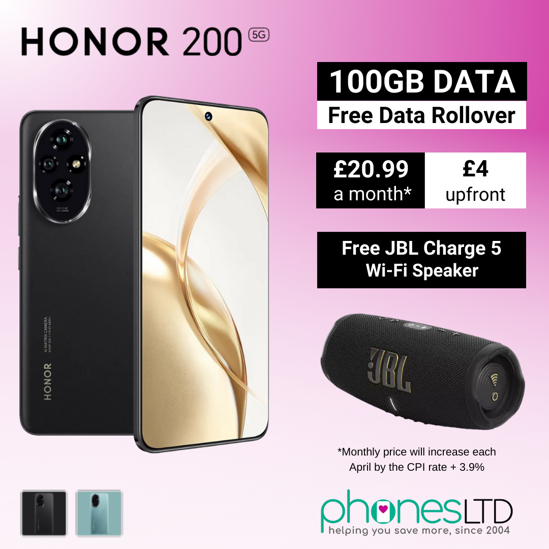HONOR 200 Deals with Free JBL Charge 5 Wi-Fi
