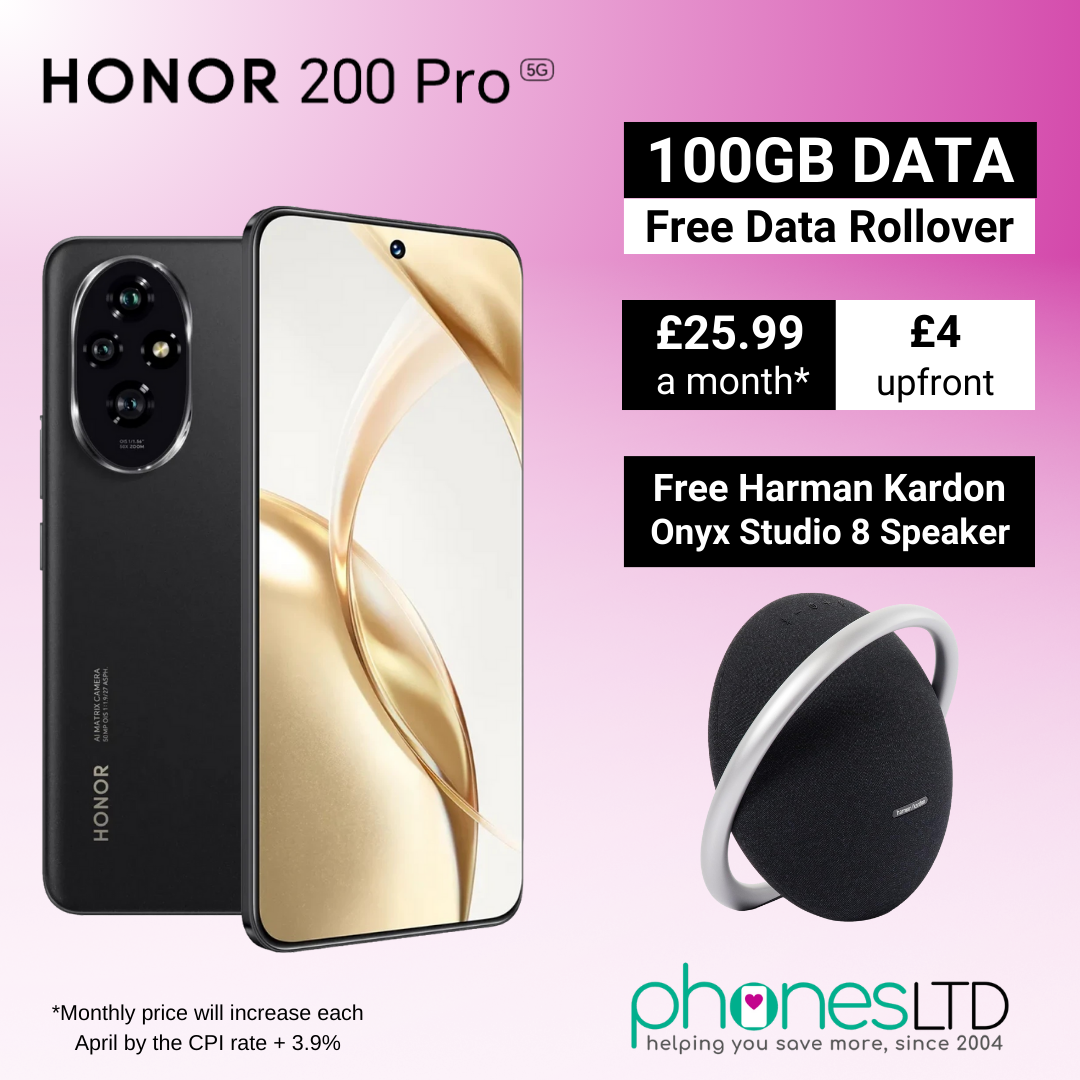 HONOR 200 Pro Deals with Free Harman Kardon Onyx Studio 8 Bluetooth Speaker